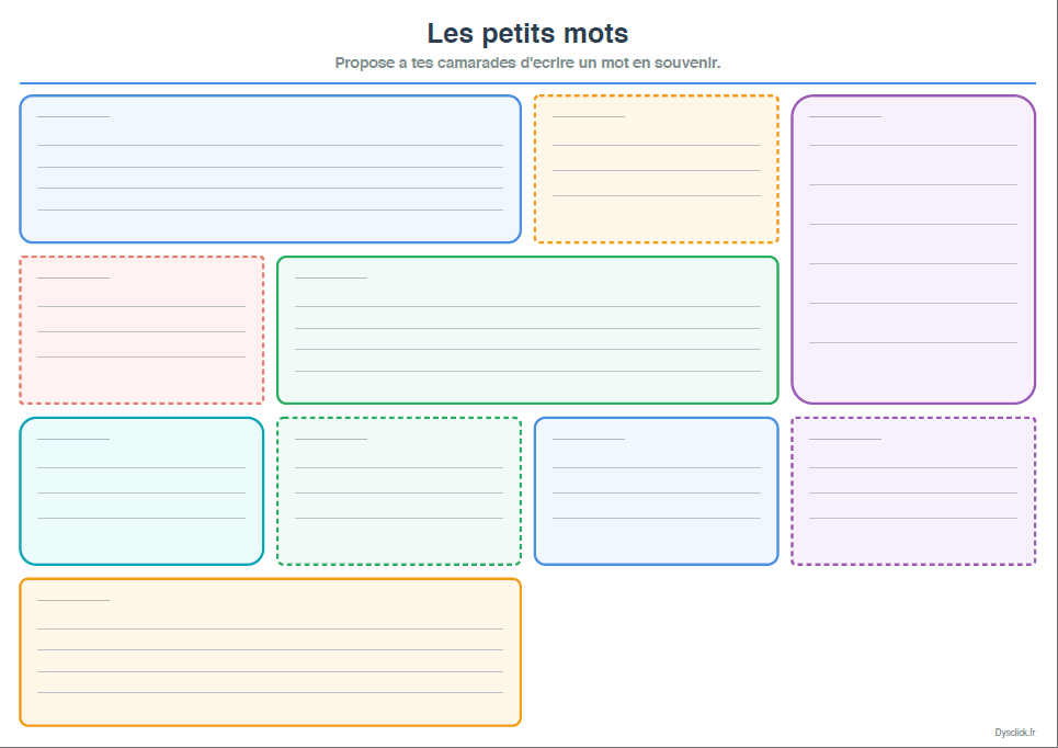 Miniature de la page petits mots