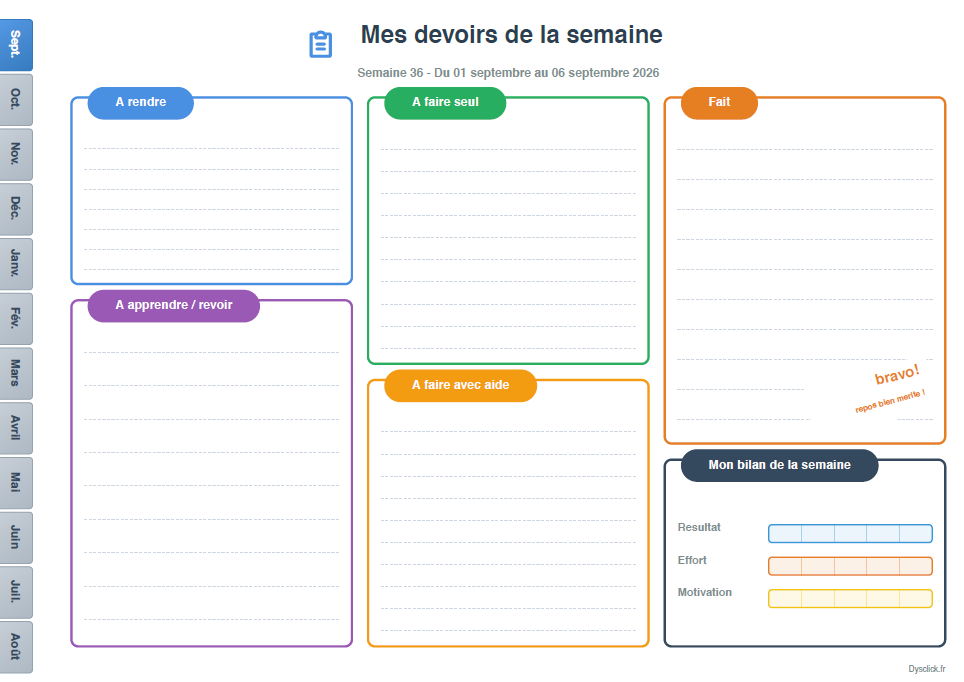 Miniature du suivi des devoirs