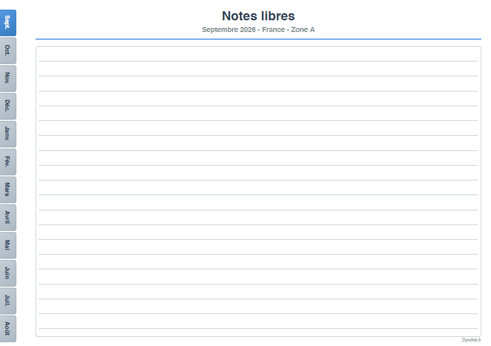 Miniature des notes libres mensuelles